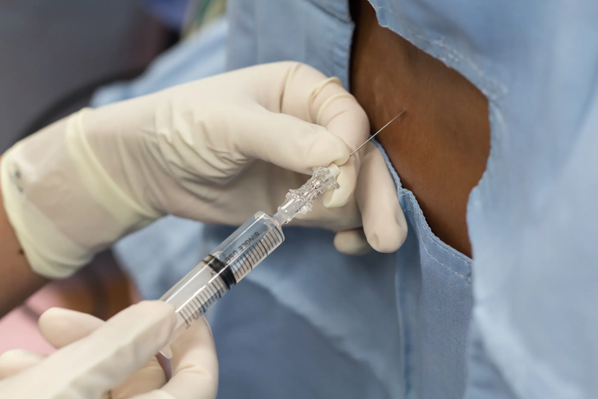 "Nerve Block training by Gentle Giant Care LLC, California."