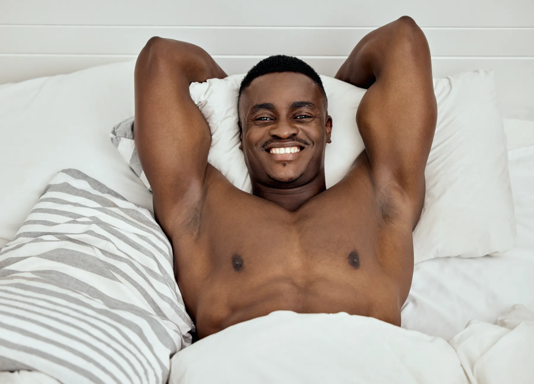 A man after Hyperbaric Chamber therapy