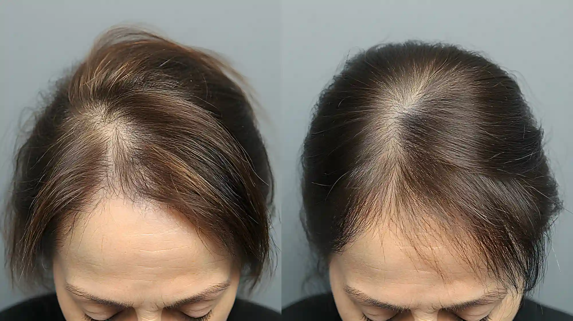 Hair Restoration before and after results at Gentle Giant Care in Atlanta, GA and Beverly Hills, CA