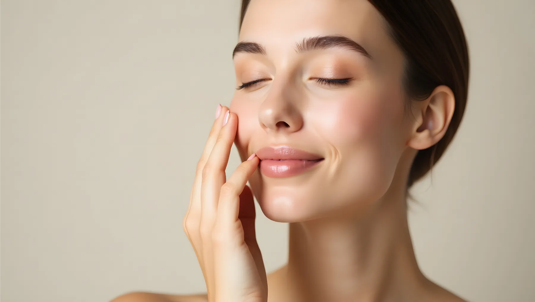 A woman after Pico Laser Treatment
