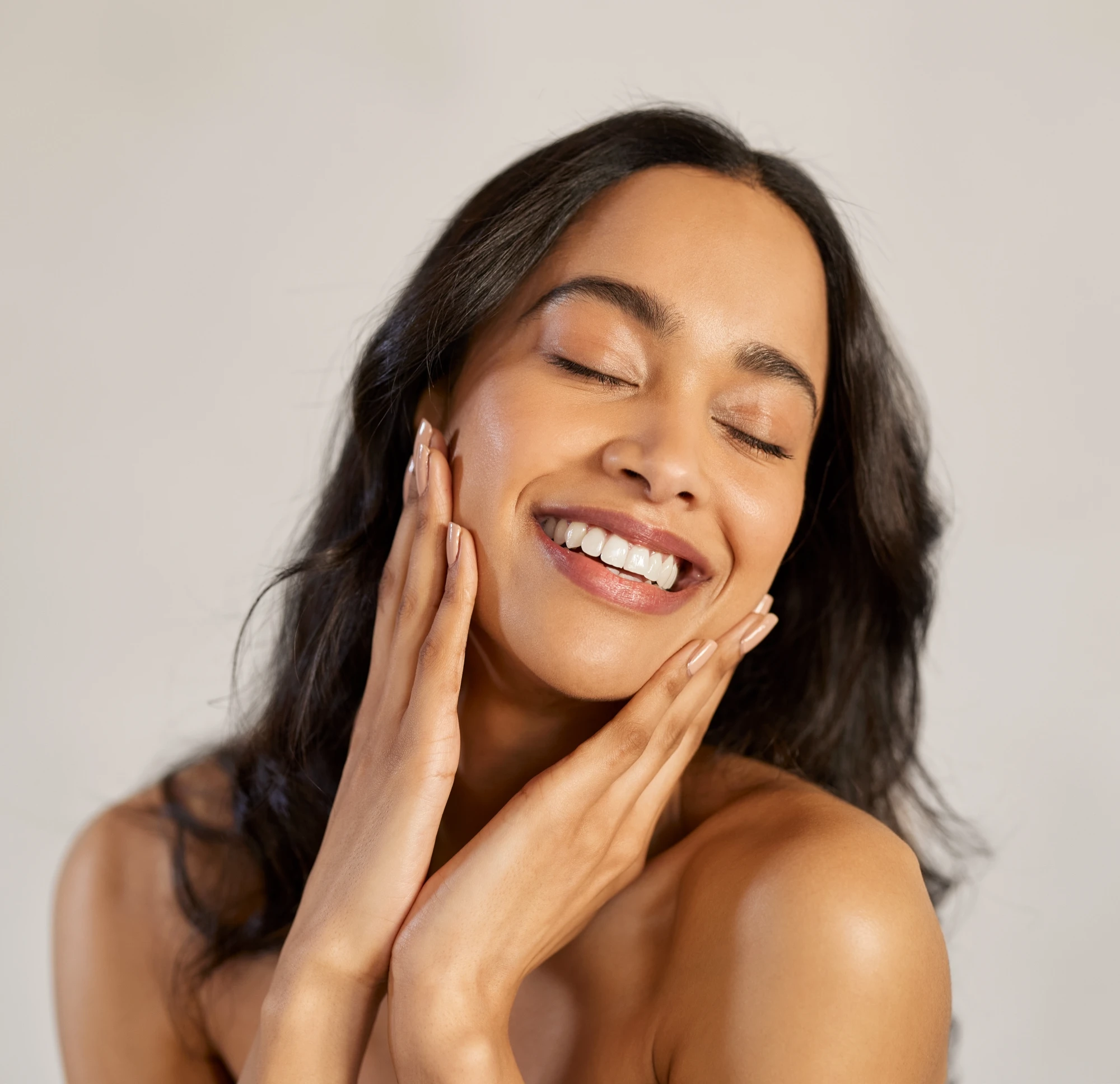 Young woman happy after Scarlet Pro Skin Resurfacing Treatment at Gentle Giant Care