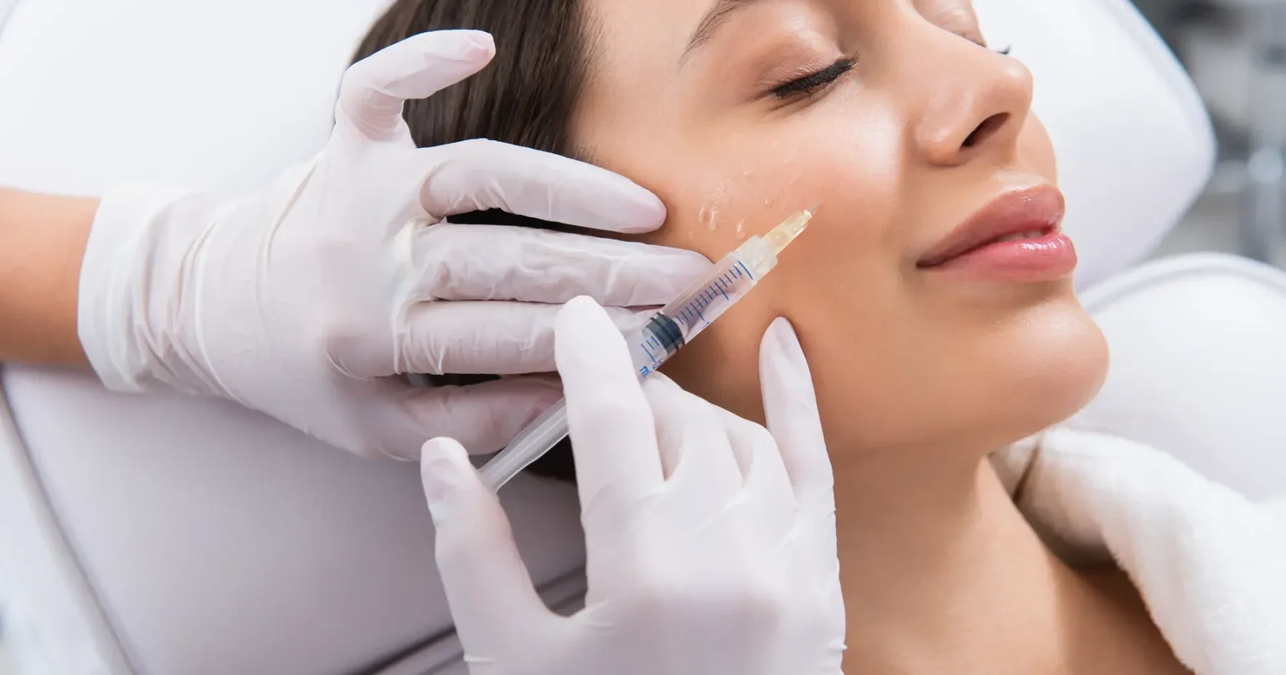 Skilled administration of facial dermal fillers for volume restoration and anti-aging at Gentle Giant Care LLC in Palm Springs, CA.